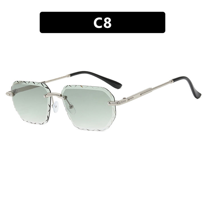 Women's geometric sunglasses with mirrored lenses and sturdy frame Stornfield