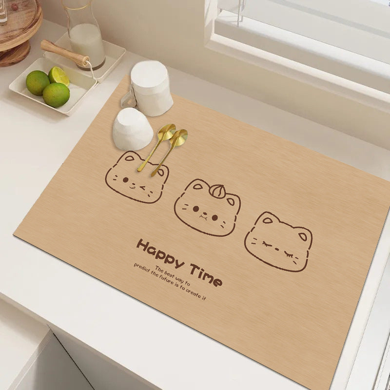 Cute Cartoon Dog Kitchen Mat Stornfield