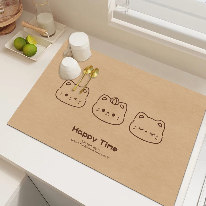 Cute Cartoon Dog Kitchen Mat Stornfield