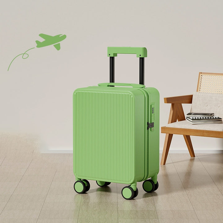 Unisex Compact Ribbed Hard Shell Carry-On Luggage Stornfield