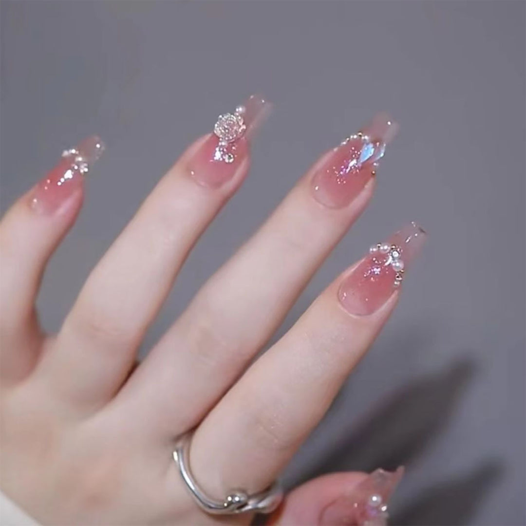 Decorative Transparent Press-On Nail Tips Stornfield