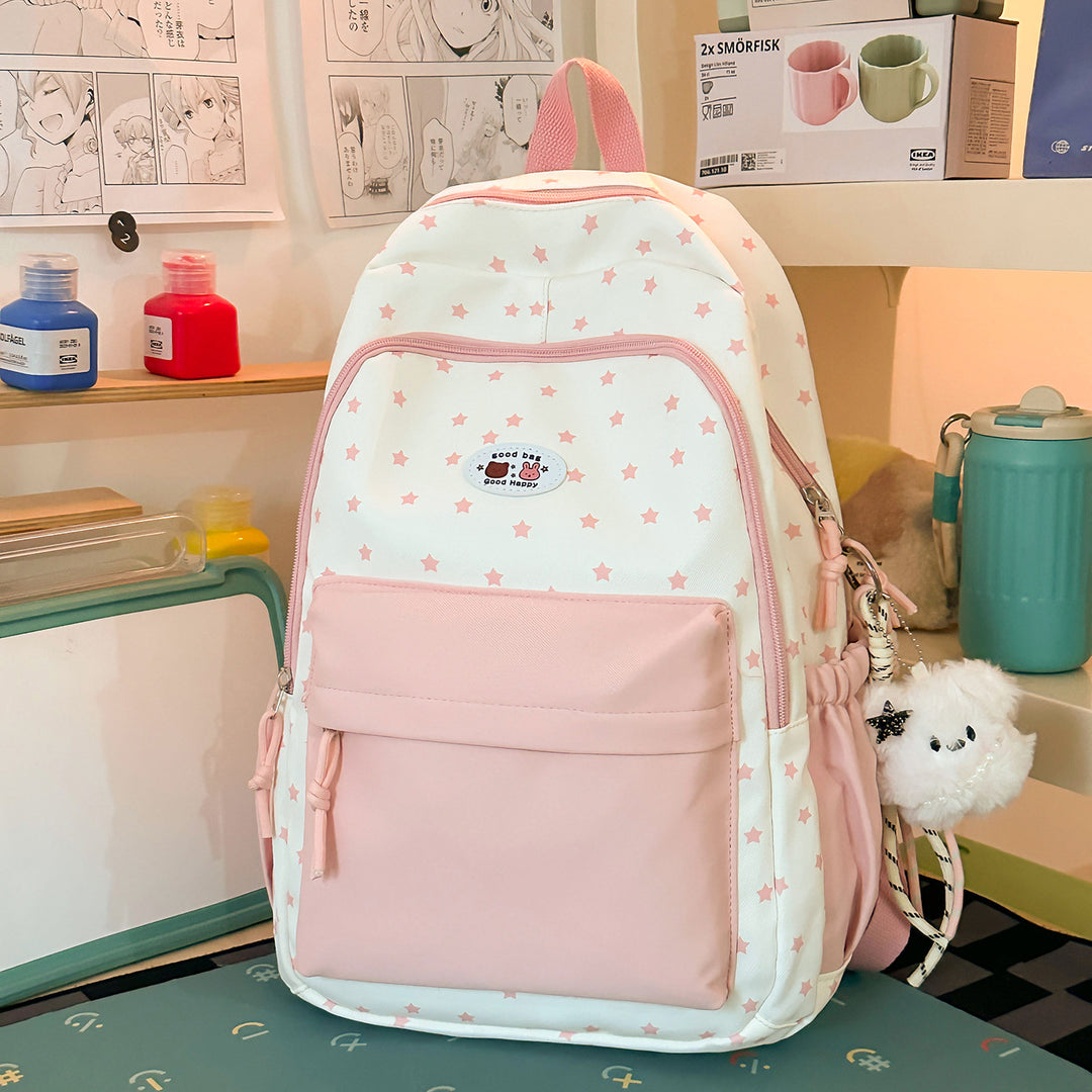 Star-Patterned Casual Backpack Stornfield 1791204314