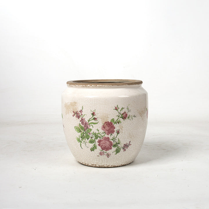 Floral Ceramic Plant Bowl Stornfield