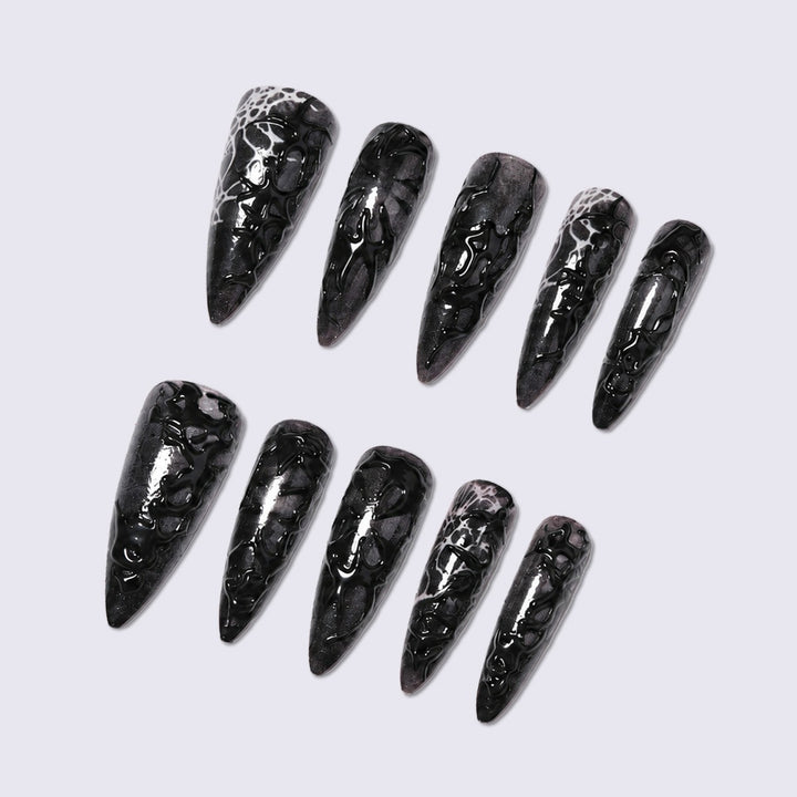 Creative Nail Art Set in Spider Pattern Stornfield