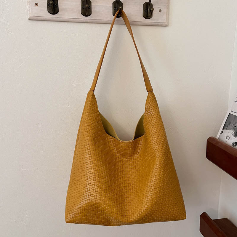 Woven Texture Shoulder Bag