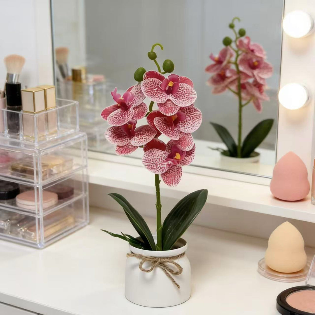 Lifelike Orchid Plant Decoration for Home Decor
