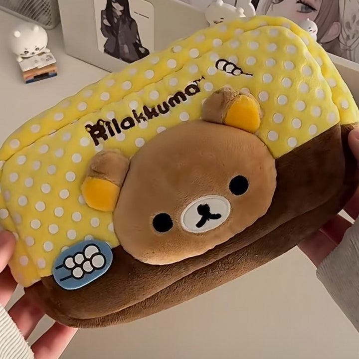 Cute Bear-Themed Pencil Case