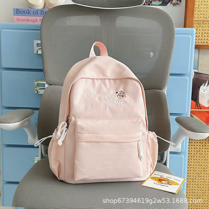 Casual Embroidered Backpack Stornfield