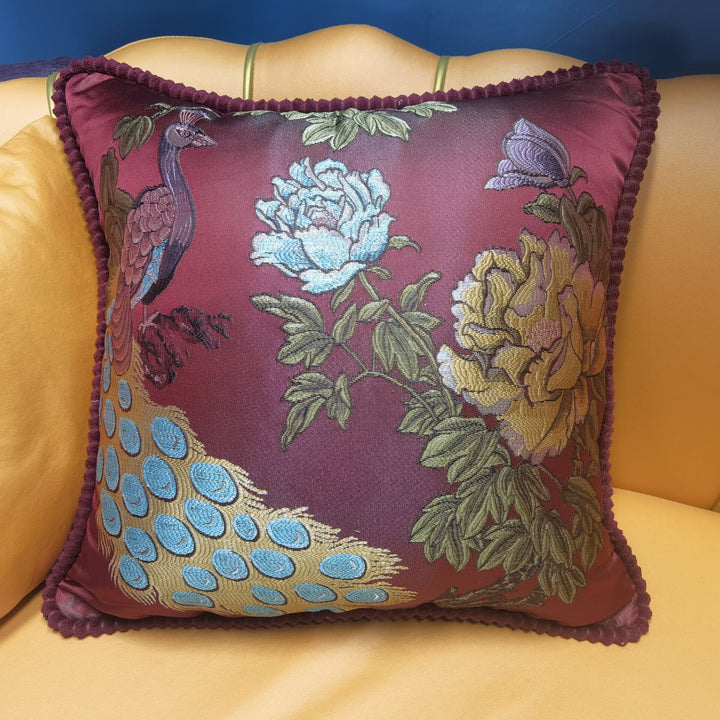 Decorative Floral Throw Cushion