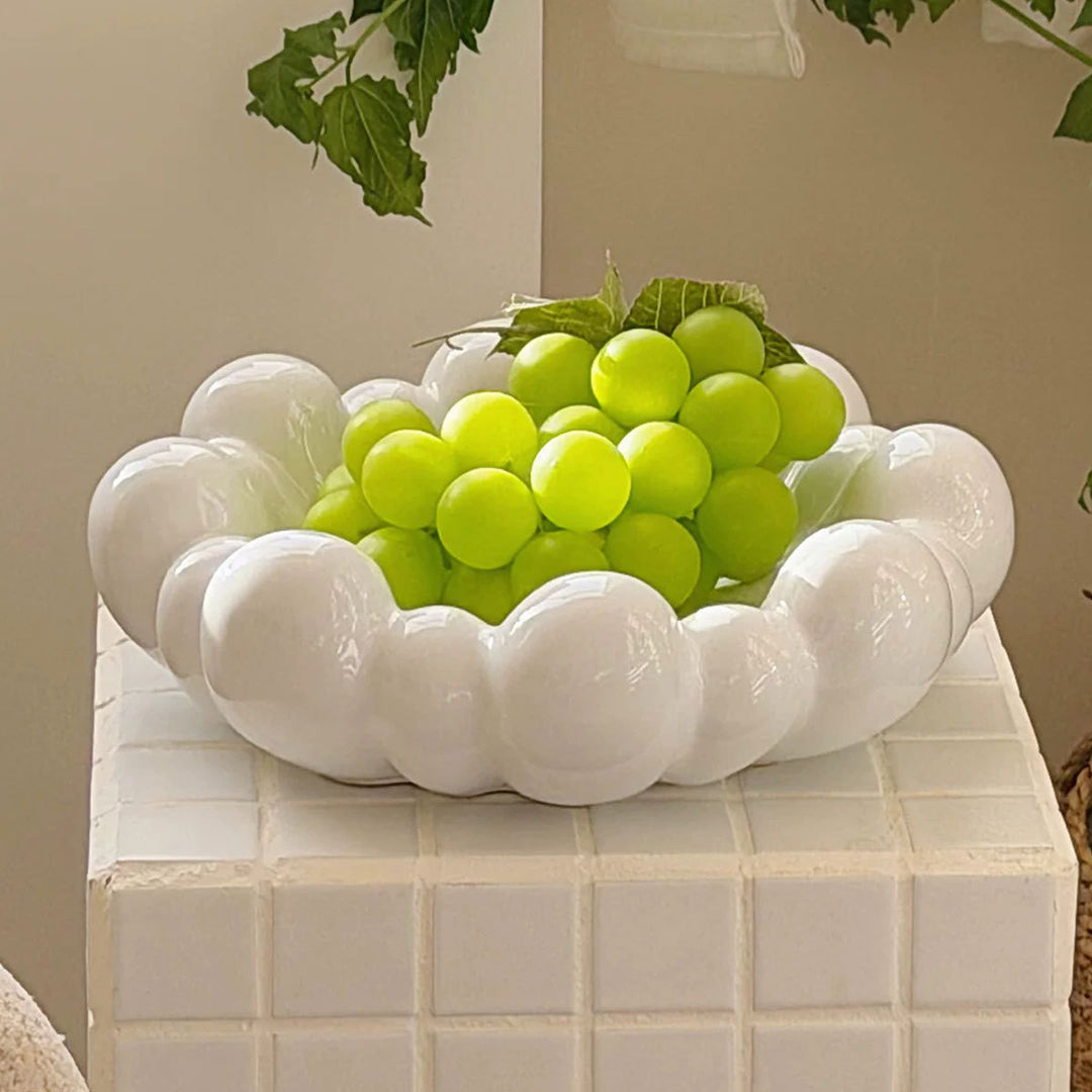 Decorative Bubble-Shaped Serving Bowl for Home Decor