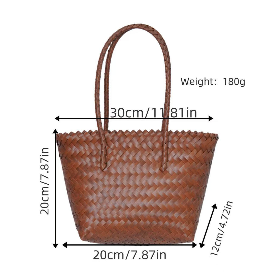 Braided tote bag with ergonomic handles Stornfield