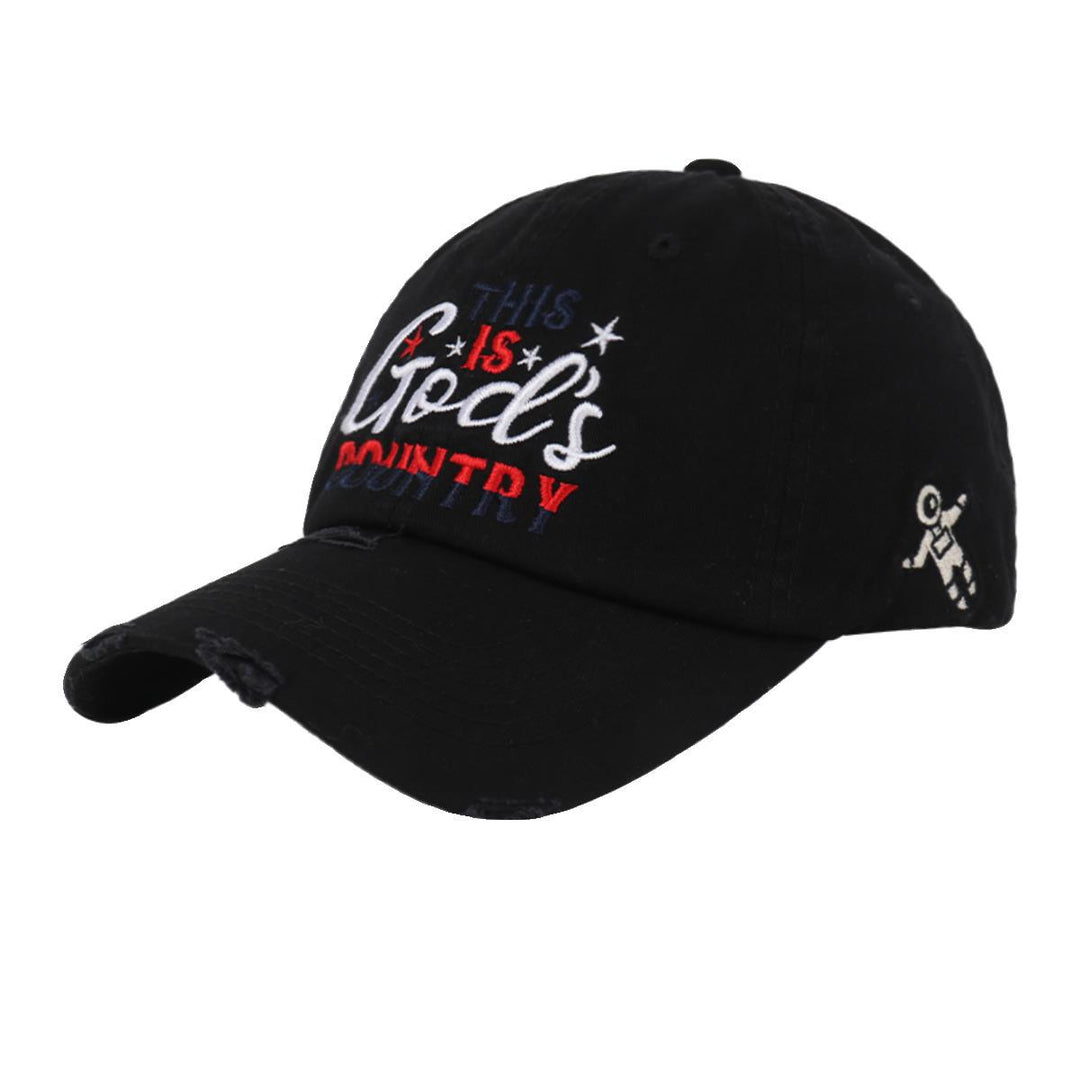 Men's Distressed Embroidered Baseball Cap Stornfield