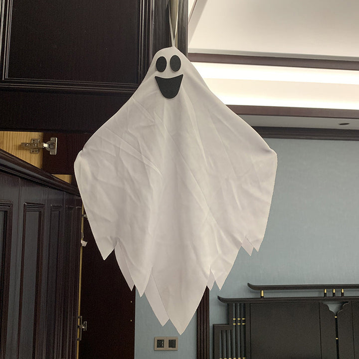 Creepy Halloween decoration figure as a floating ghost
