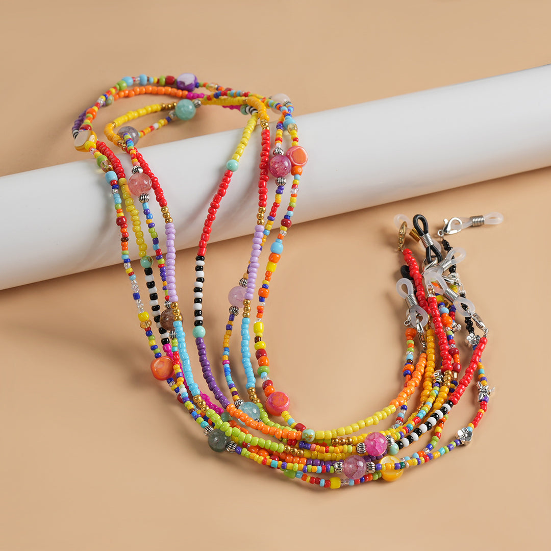 Colorful Handcrafted Beaded Eyewear Chain Stornfield