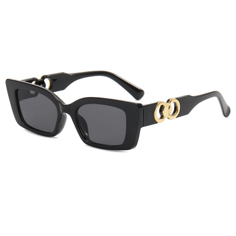 Women's Rectangular Designer Sunglasses with Luxurious Accents Stornfield