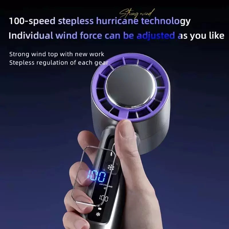 Unisex One Size Portable Personalized Thermoelectric Mini Air Cooler Fan with Smart Display and Adjustable Wind Stornfield
