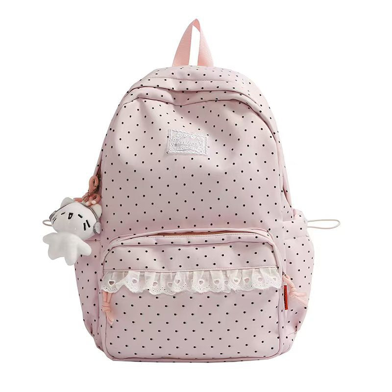Polka Dot Ruffled Backpack Stornfield