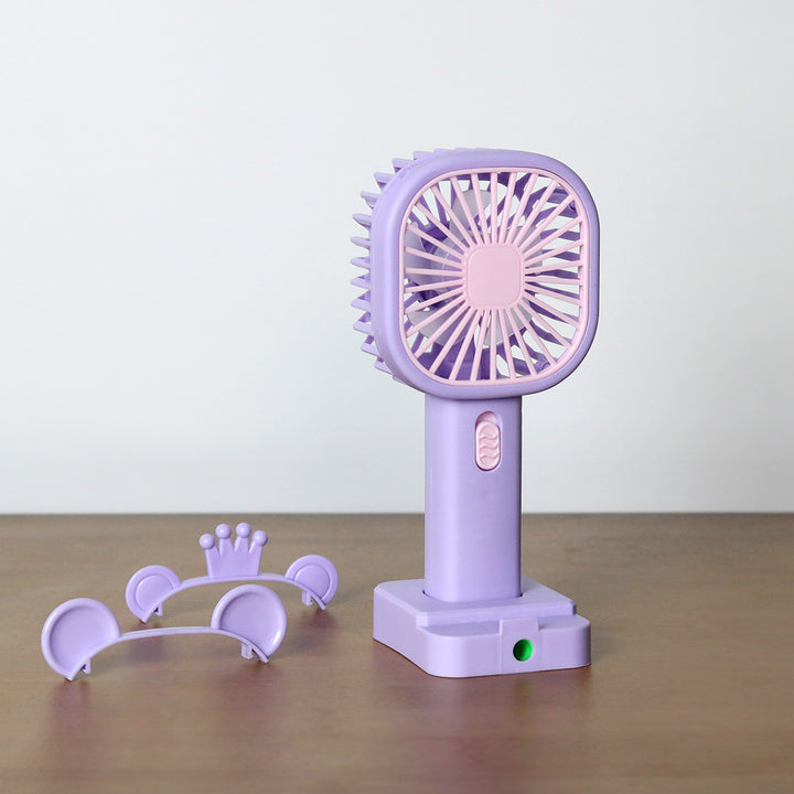 Unisex Portable Hand Fan with Cute Animal Design Stornfield