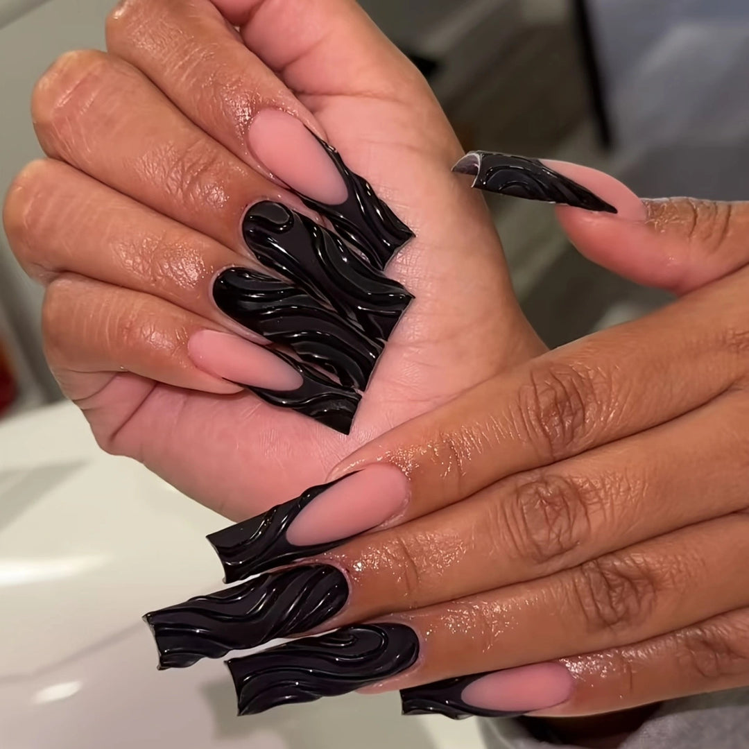Creative Artistic Press-On Nails Stornfield