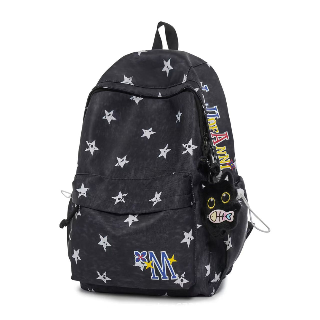Star-Patterned Daily Use Backpack Stornfield