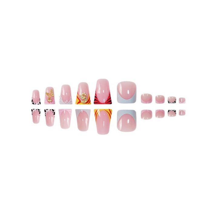 Floral 3D Nail and Pedicure Art Set Stornfield