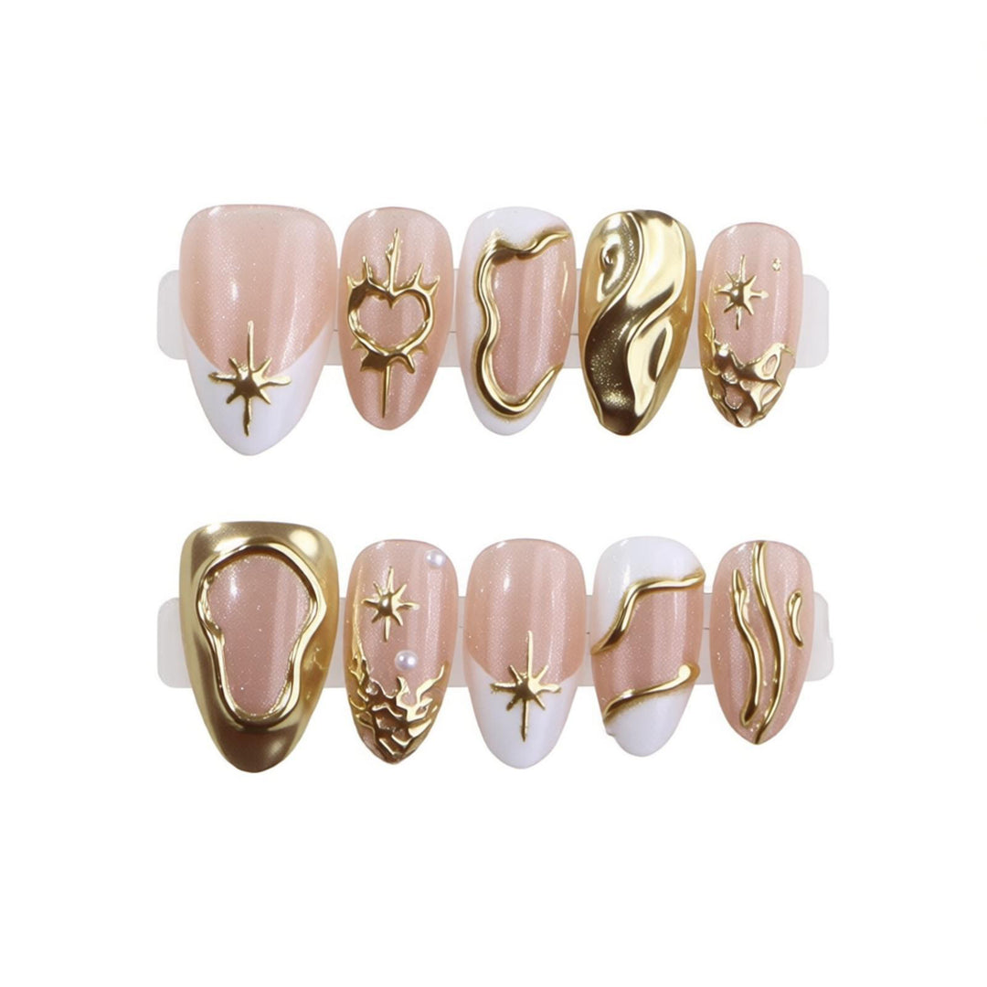Glamorous Decorative Press-On Nail Set Stornfield