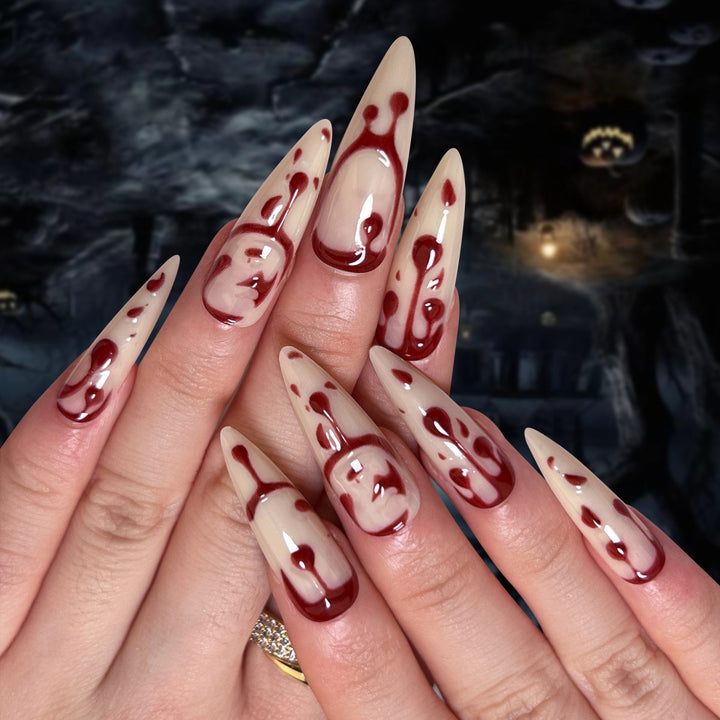 Artistic Halloween Themed Nail Art Stornfield