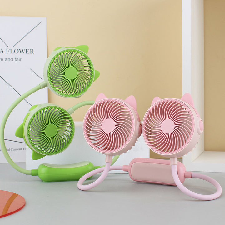 Women's Portable Mini Neck Fan with Dual Blower Stornfield
