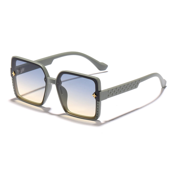 Women's fashionable square sunglasses with embellished frame Stornfield