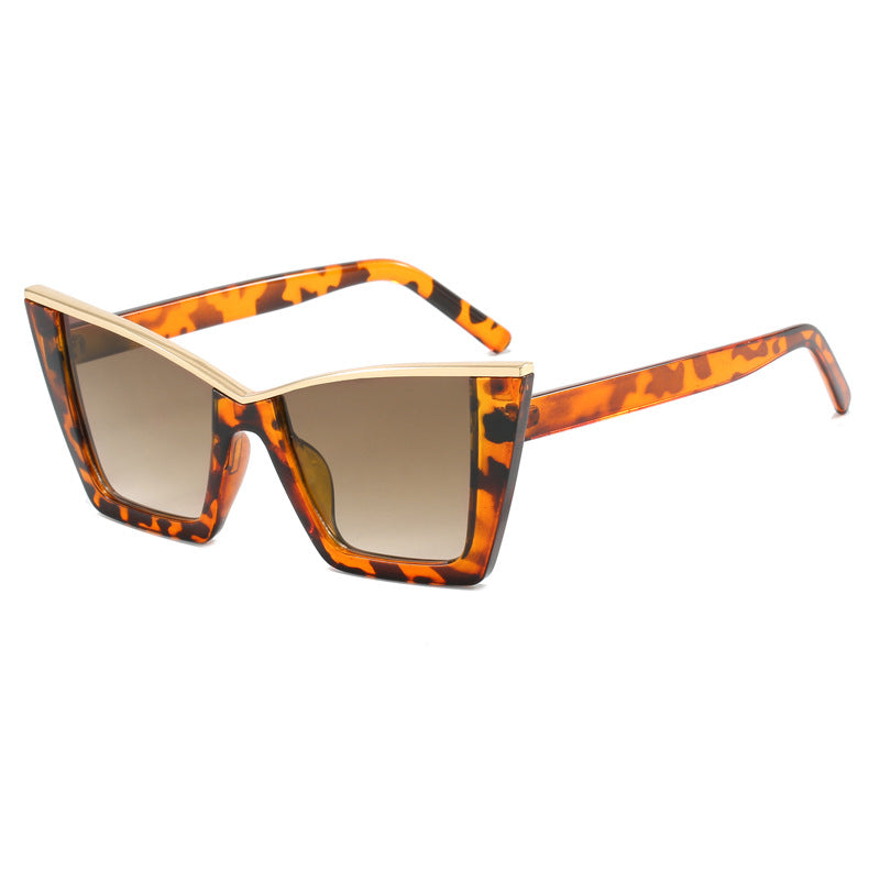 Ladies square sunglasses with golden details Stornfield
