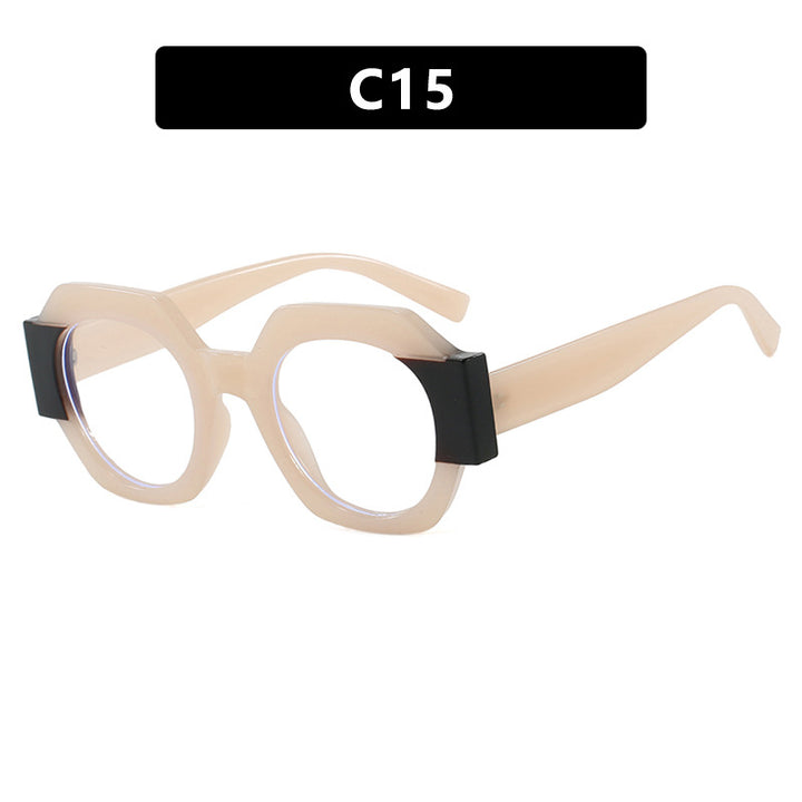 Ladies trendy sunglasses in hexagonal design Stornfield