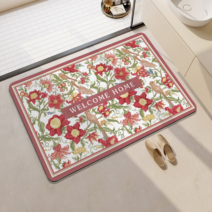 Decorative Cartoon Welcome Mat Stornfield