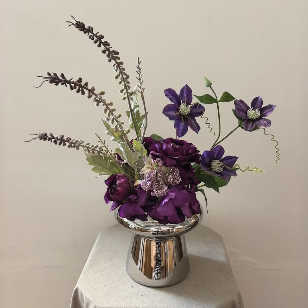 Lifelike Floral Centerpiece Arrangement