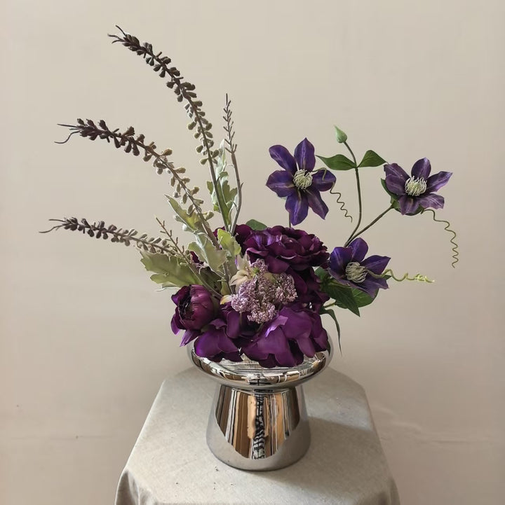 Lifelike Floral Centerpiece Arrangement