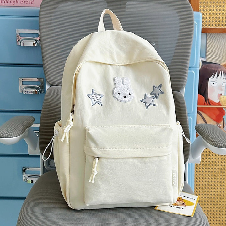 Cute Bunny-Embellished Backpack Stornfield
