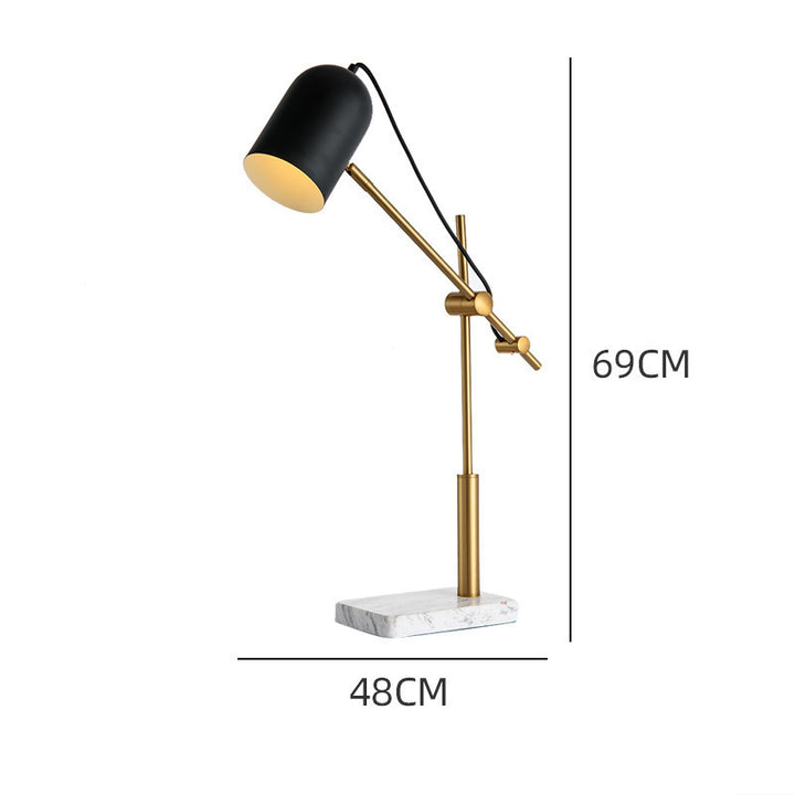 Adjustable Desk Lamp with Marble Base