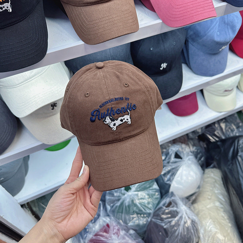 Women's Embroidered Cow Print Baseball Cap Stornfield