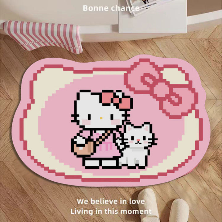 Cute Cartoon Themed Bath Mat
