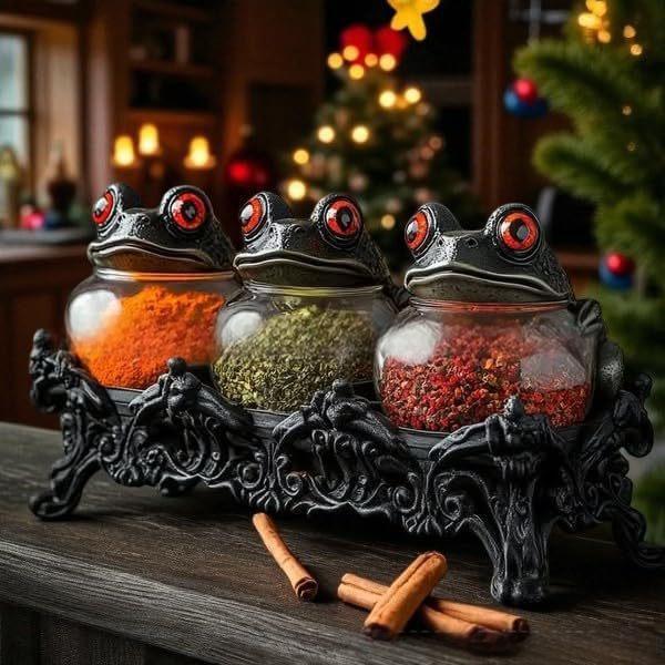Spice holder in frog design Stornfield