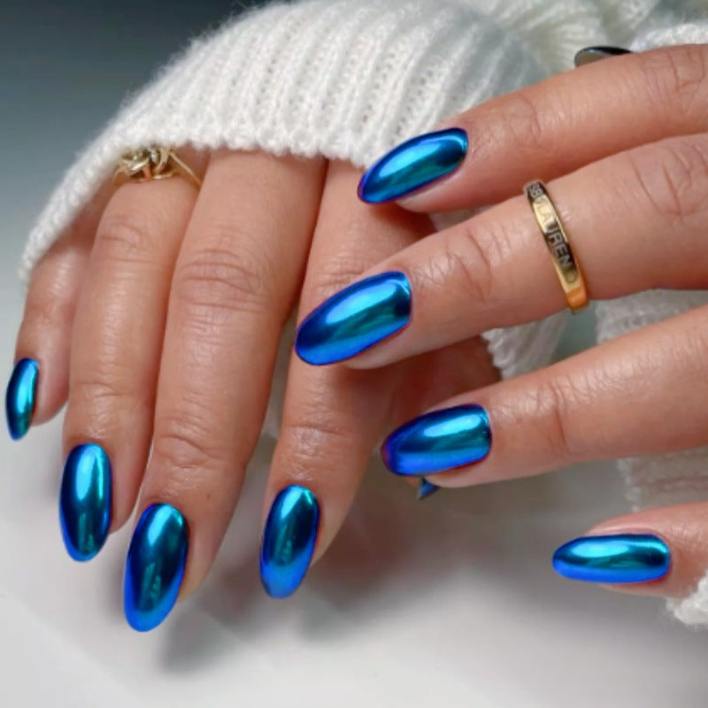 Premium Iridescent Press-On Nail Set Stornfield