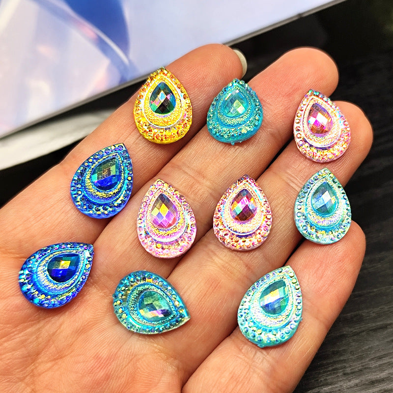 Glittering drop appliqués Stornfield