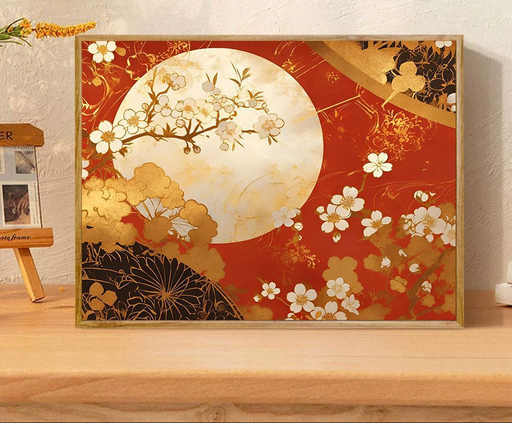 Floral-Themed Decorative Art Print Stornfield
