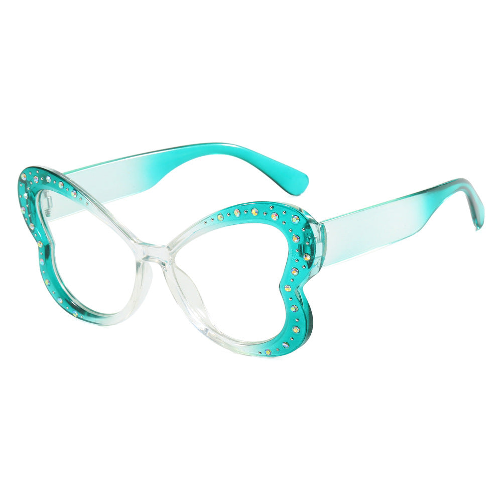 Women's playful heart-shaped sunglasses with glitter accents Stornfield