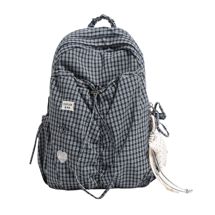 Lightweight Checkered Patterned Backpack Stornfield