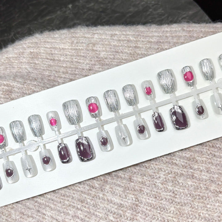 Decorative Nail Art Press-On Set 1790745357