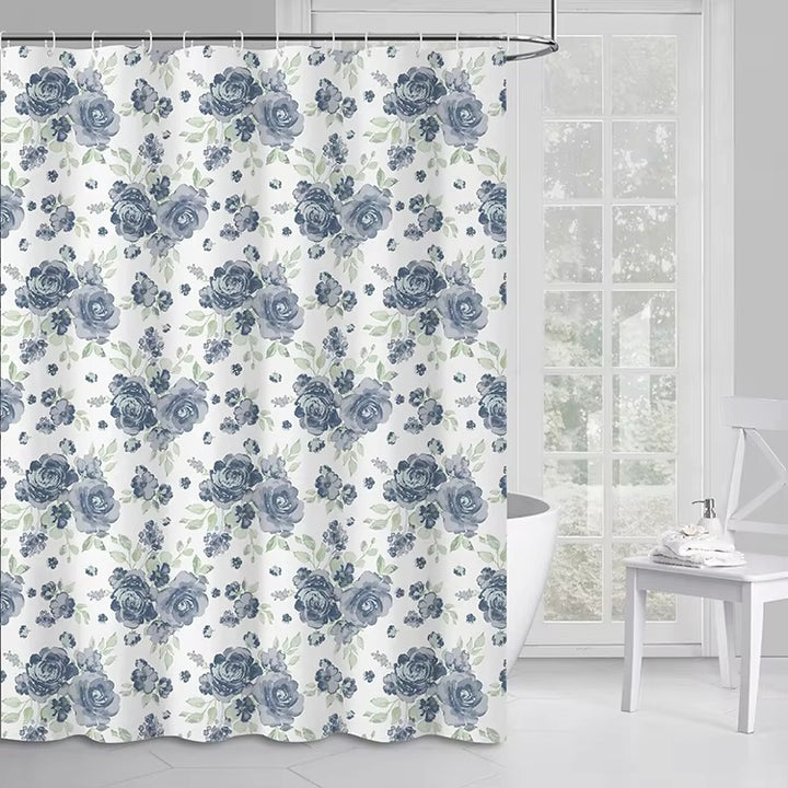 Floral Patterned Shower Curtain Stornfield