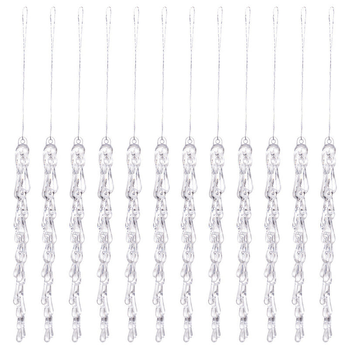 Decorative Christmas lights string with icicle design Stornfield