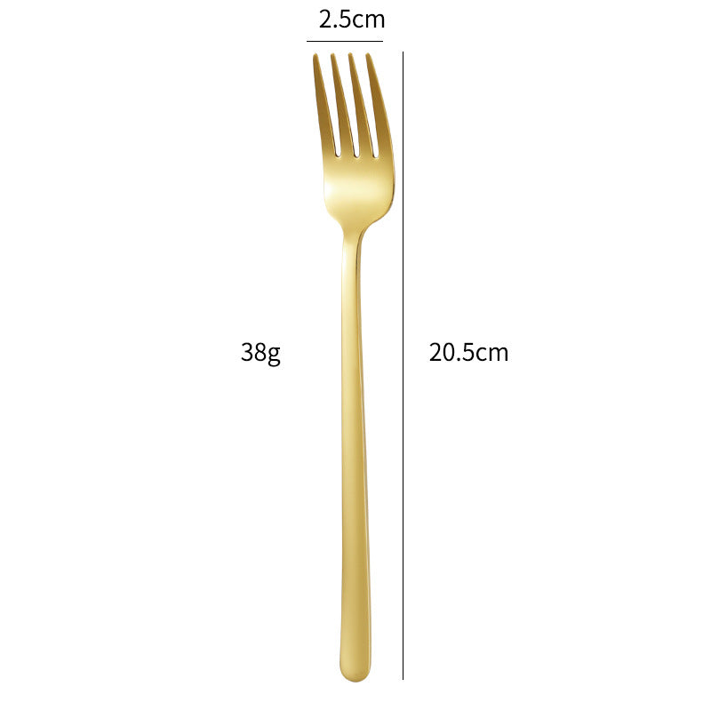 Elegant dessert spoon with luxurious golden surface Stornfield
