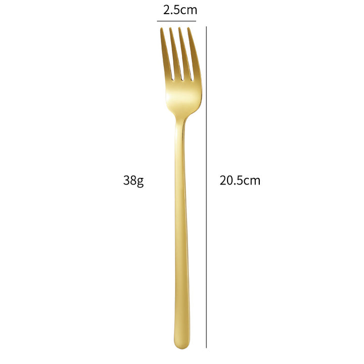Elegant dessert spoon with luxurious golden surface Stornfield
