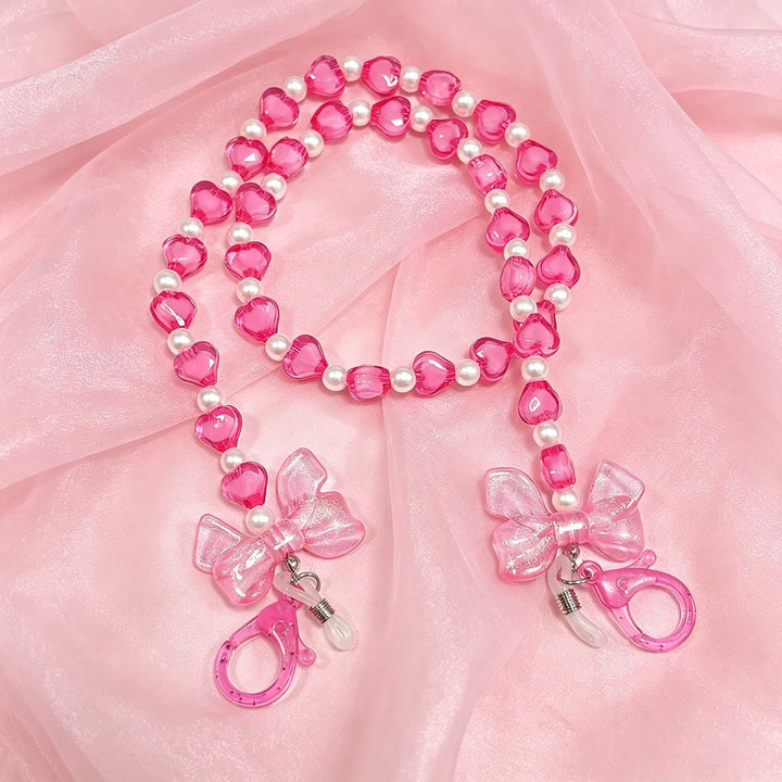 Heart-shaped Beaded Eyewear Chain Stornfield